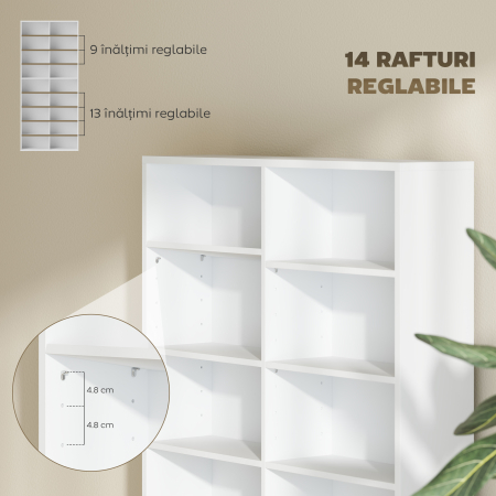  Unitate de depozitare pentru 640 CD-uri/360 DVD-uri/430 Blu-ray - Alb [4]