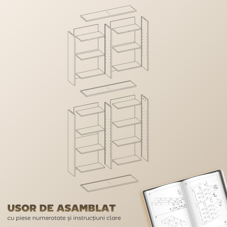  Unitate de depozitare pentru 640 CD-uri/360 DVD-uri/430 Blu-ray - Alb [6]