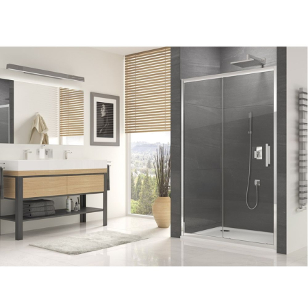 Usa culisanta dus sticla securizata formata din 2 elemente, 100x190 cm, Sanswiss Ocelia [1]