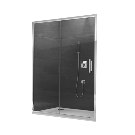 Usa culisanta dus sticla securizata formata din 2 elemente, 100x190 cm, Sanswiss Ocelia [2]