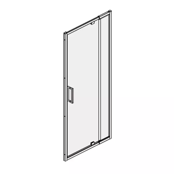 Usa de nisa pivotanta Mediterraneo Anda 120 cm sticla 6 mm crom [1]