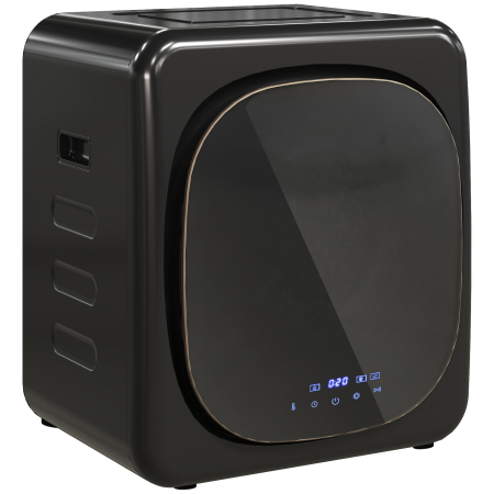 Baie -  Uscator cu Aer, Capacitate 4kg, Timer si Program Smart, din Otel Inoxidabil si ABS, 48x40x56 cm, Negru