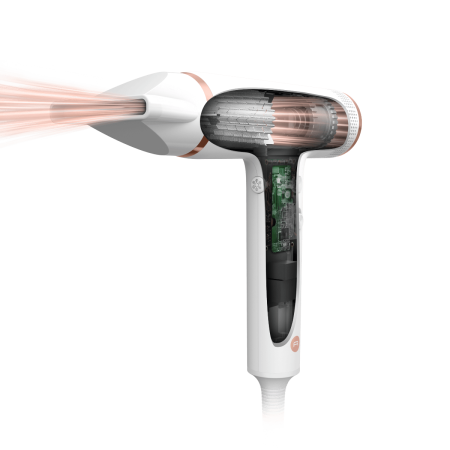 Uscator de par compact Rowenta Nano HY8140F0, 1700W, 3 trepte de viteza, 3 trepte de temperatura, duza de concentrare, difuzor volum, generator de ioni, flux de aer rece, grilaj detasabil, perie de cu [13]