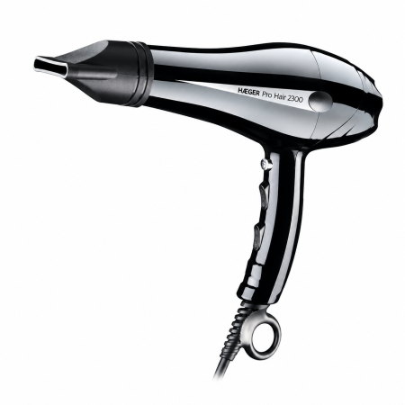 Uscator de par HAEGER PRO HAIR, Putere 2300 W, Motor DC profesional, 2 viteze, 3 nivele de temperatura, Concentrator si difuzor incluse, Negru [5]