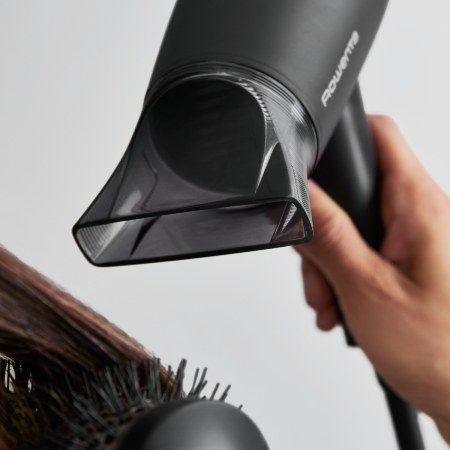 Uscator de par Rowenta Express Style CV1810F0, 1600 W, 2 trepte de temperatura si viteza, tehnologie Effiwatts, functie ionica, functie aer rece, negr [6]