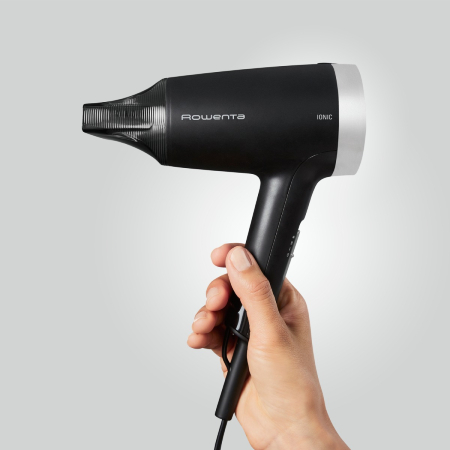 Uscator de par Rowenta Express Style CV1810F0, 1600 W, 2 trepte de temperatura si viteza, tehnologie Effiwatts, functie ionica, functie aer rece, negr [4]