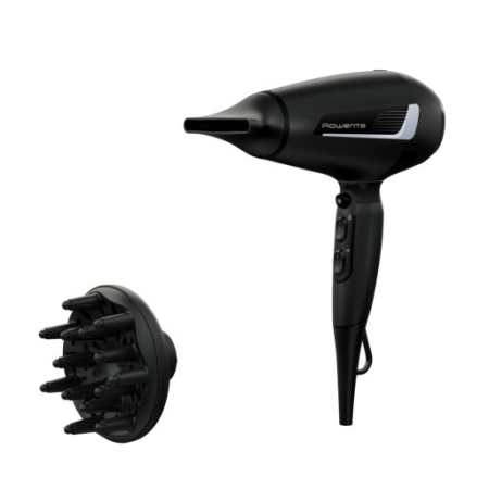 Baie - Uscator de par Rowenta PRO EXPERT CV8820F0, 2100 W, invelis Tourmaline, concentrator 6 mm, jet aer rece, 3 trepte temperatura, negru