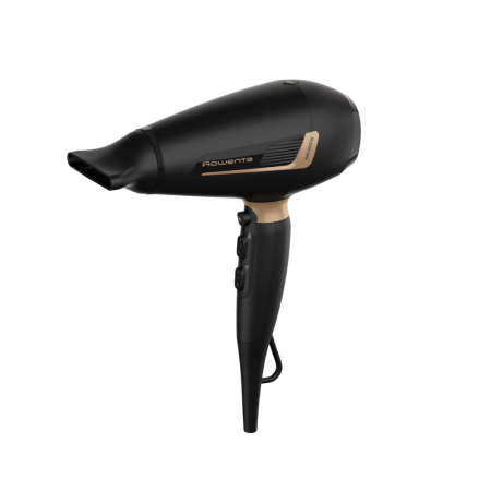 Uscator de par Rowenta Pro Expert CV8840F0, 2200 W, 3 trepte de temperatura, 2 trepte de viteza, jet de aer rece, 2 concentratoare, 1 diffuser, negru [6]