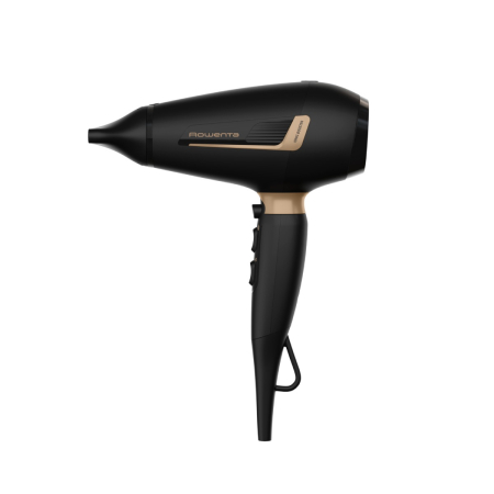 Uscator de par Rowenta Pro Expert CV8840F0, 2200 W, 3 trepte de temperatura, 2 trepte de viteza, jet de aer rece, 2 concentratoare, 1 diffuser, negru [4]