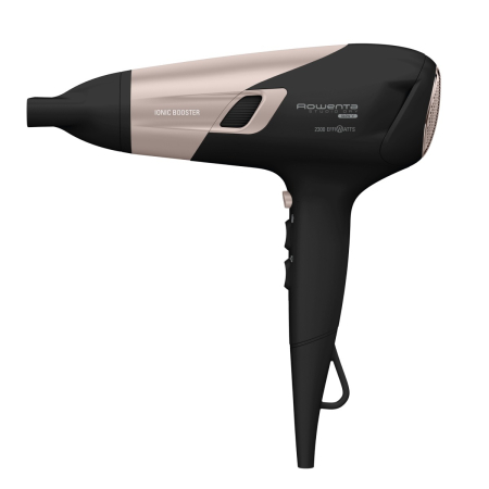 Uscator de par Rowenta Studio Dry Glow CV5831F0, 2100W, 6 trepte de viteza si temperatura, tehnologie Thermo control, difuzor pentru volum, negru&roz [4]