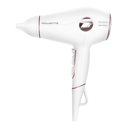 Uscator de par Rowenta Volumizer CV6135F0, 1800 W, 2 trepte de viteza, 3 trepte de temperatura, jet de aer rece, 1 concentrator, alb 1 diffuser, alb [5]