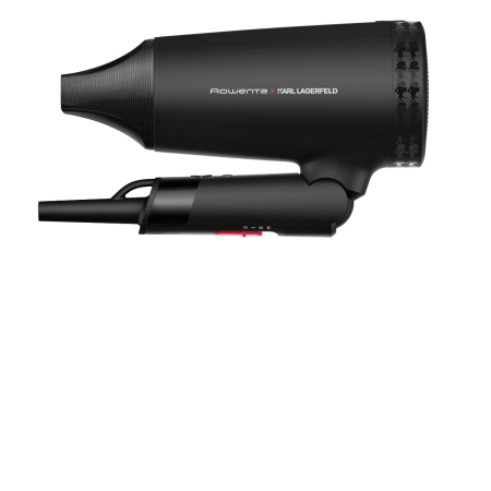 Uscator de par ROWENTA x Karl Lagerfeld Express Style CV184LF0, 1600 W, 2 trepte de temperatura, invelis Keratin & Glow, concentrator, negru [8]