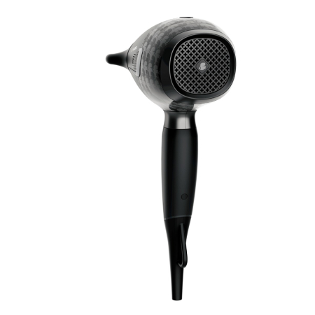 Uscator de par Rowenta x Karl Lagerfeld Pro Stylist CV888LF0, 2200W, Tehnologia Rowenta Air-to-Care, invelis Keratin&Glow, 3 accesorii, jet de aer rece, cablu 1.8m, negru&gri [9]