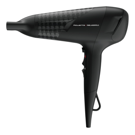 Uscator de par Rowenta x Karl Lagerfeld Studio Dry CV581LF0, 2100W, Tehnologie Effiwatts, 6 trepte de viteza si temperatura, Tehnologie Thermo Control, Negru [5]
