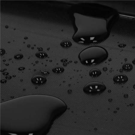 Uscator de vase cu suport tacamuri, din otel cromat, cu tava de scurgere, 40x19x13cm, negru [12]