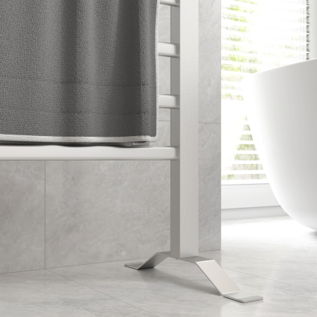  Uscator Electric pentru Prosoape de Podea sau Perete 150W cu Temporizator 2-4 Ore, 53x35x90 cm, Argintiu [8]