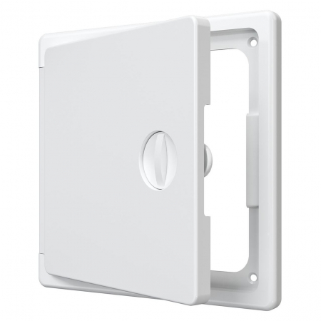 Usita de vizitare si acces VentEurope LT2030P, 200x300 mm, grosime 10 mm, Plastic ABS, Montaj cu suruburi autoforante / adeziv, Alb [2]