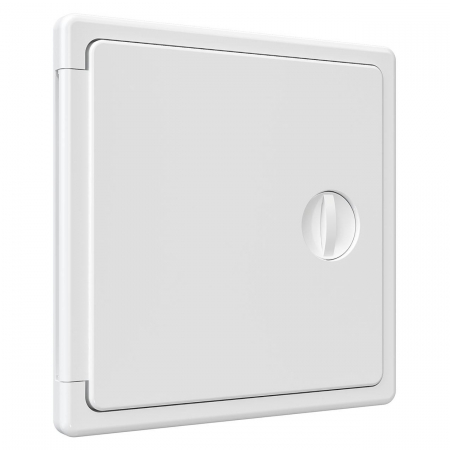Usi de vizitare - Usita de vizitare si acces VentEurope LT2030P, 200x300 mm, grosime 10 mm, Plastic ABS, Montaj cu suruburi autoforante / adeziv, Alb