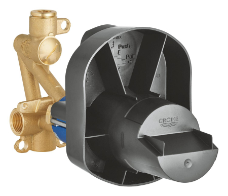 Valva incastrat Grohe 33965000, 1 bar, 138 mm, 1 functii palarie dus, 2 nr iesiri, 2 nr intrari, cu diverter [2]