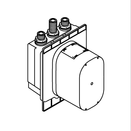 Valva incastrata Grohe 36322001, 36321000 produs compatibil, izolata [5]