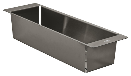 Bucatarie - Vas chiuveta Grohe 40853AL0, 490 x 150 x 100 mm, otel inoxidabil, mat, grafit