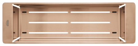 Vas chiuveta Grohe 40853DL0, 490 x 150 x 100 mm, otel inoxidabil, mat, cupru [1]