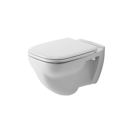 Baie - Vas WC Duravit 22100900002, D-Code, montaj suspendat, tip clatire jet de apa, tip evacuare orizontala, alb