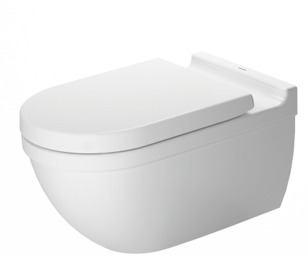 Vas WC Duravit 2226090000, Starck 3, montaj suspendat, tip clatire jet de apa, tip evacuare orizontala, alb [1]