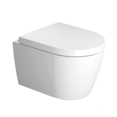 Vas WC Duravit 2530090000, Me by Starck, montaj suspendat, zona montaj interior, tip clatire jet de apa, alb [13]