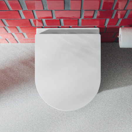 Vas WC Duravit 2530090000, Me by Starck, montaj suspendat, zona montaj interior, tip clatire jet de apa, alb [8]