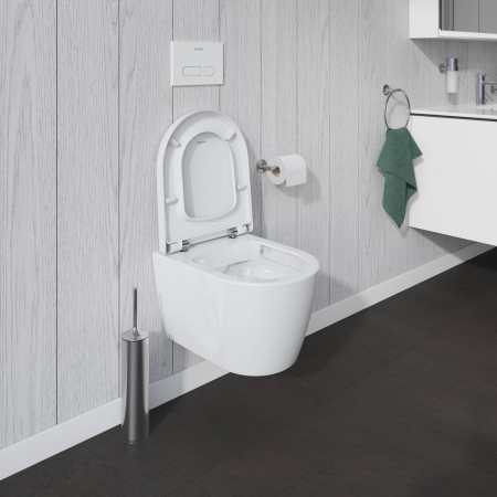 Vas WC Duravit 2530090000, Me by Starck, montaj suspendat, zona montaj interior, tip clatire jet de apa, alb [4]