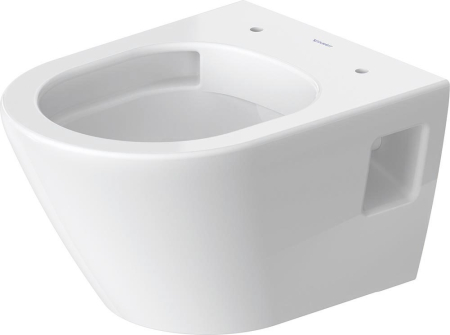 Baie - Vas WC Duravit 2587090000, D-Neo, montaj suspendat, tip clatire jet de apa, tip evacuare orizontala, alb