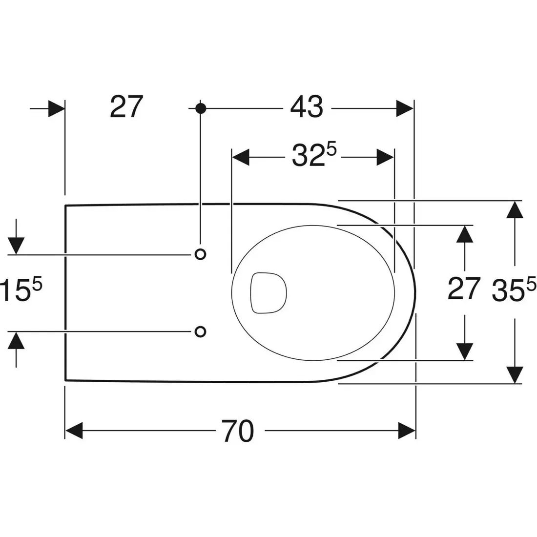 Vas WC Geberit Selnova Comfort, suspendat, fara capac, alb, 501.044.00.7 [1]