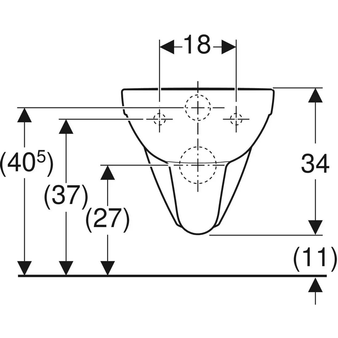 Vas WC Geberit Selnova Comfort, suspendat, fara capac, alb, 501.044.00.7 [2]
