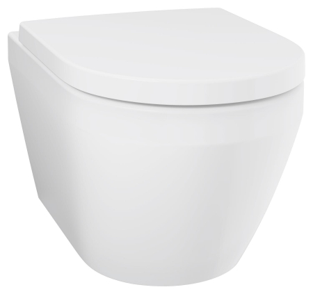 Vas WC Grohe 102510SH00, New Euro Ceramic, suspendat, rimless, capac SoftClose, alb [3]