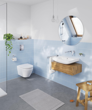 Vas WC Grohe 102510SH00, New Euro Ceramic, suspendat, rimless, capac SoftClose, alb [18]
