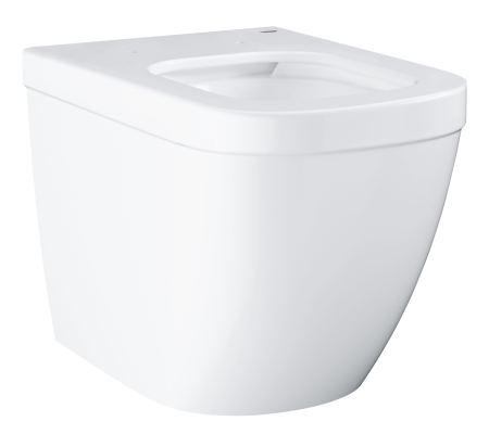 Vase WC - Vas WC Grohe 3933900H, Euro Ceramic, montare pe podea, evacuare orizontala, Rimless, alb