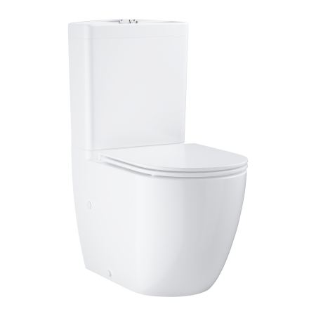 Vas WC Grohe 39910000, Bau Ceramic, montaj pe podea, tip clatire jet de apa, tip evacuare verticala, orizontala, alb [6]