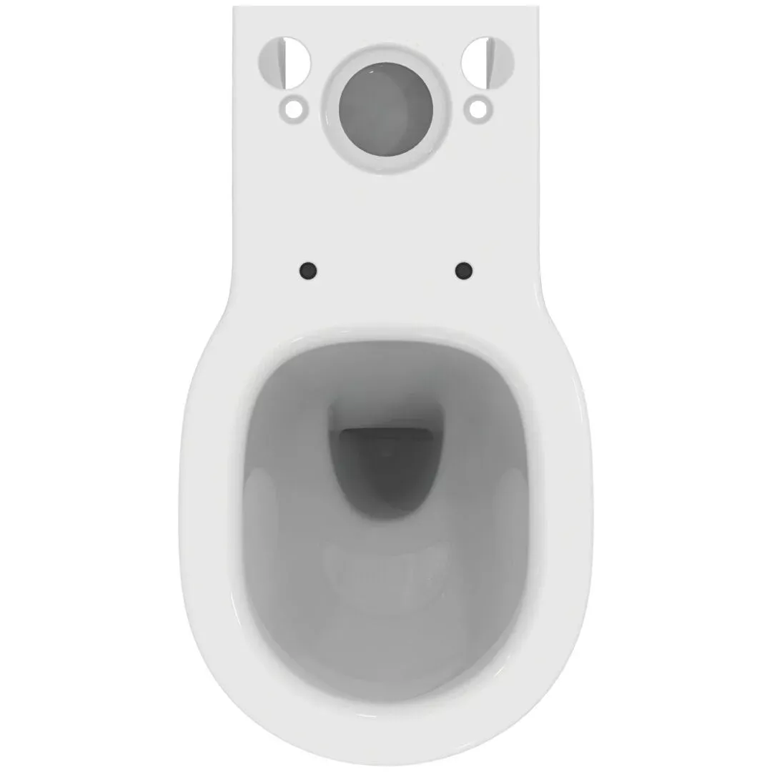 Vas WC Ideal Standard Connect Air E013701, montare pe podea, evacuare orizontala, pentru rezervor aparent, Aquablade, alb [1]