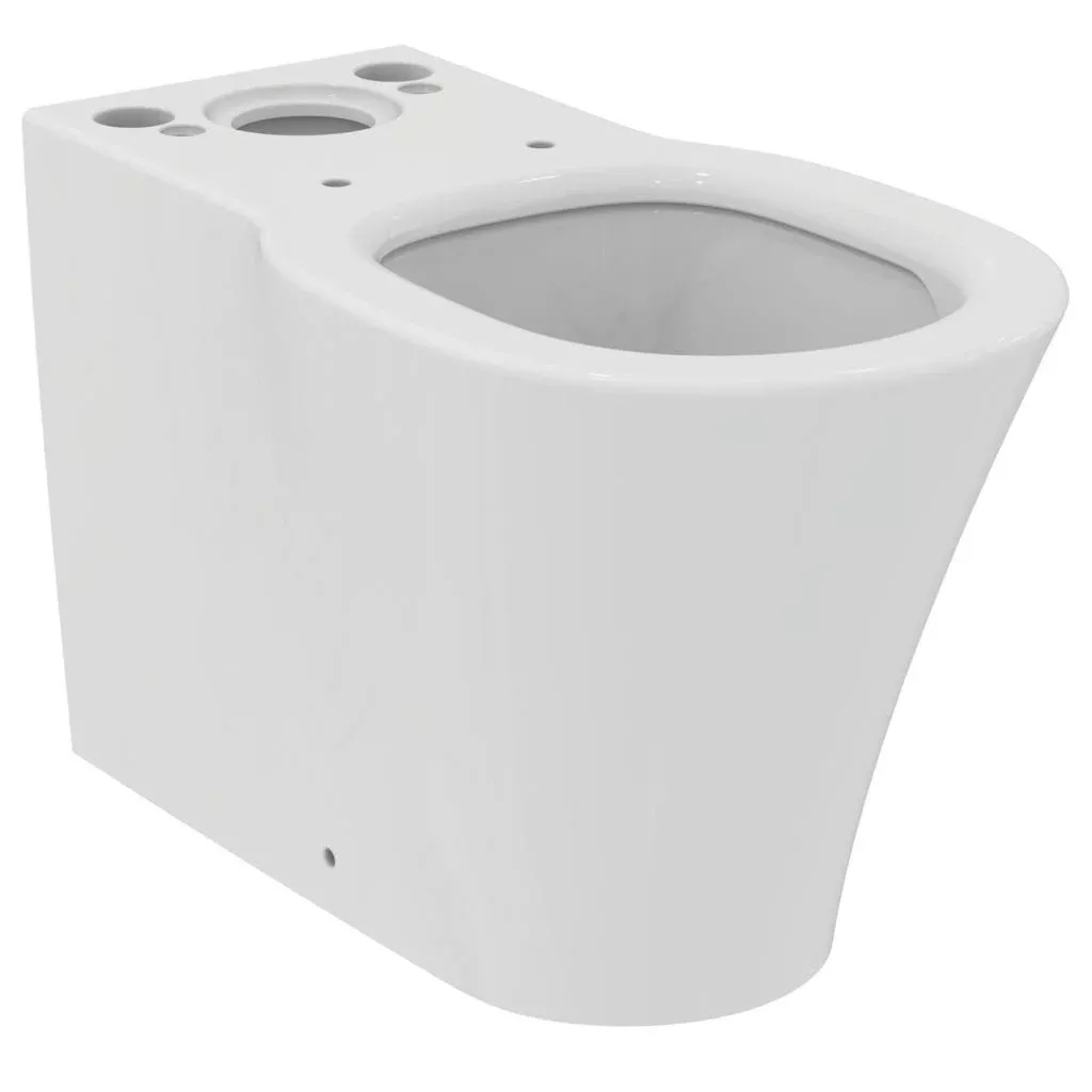 Toalete - Vas WC Ideal Standard Connect Air E013701, montare pe podea, evacuare orizontala, pentru rezervor aparent, Aquablade, alb