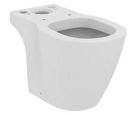 Toalete - Vas WC Ideal Standard Connect E787101, montare pe podea, evacuare orizontala, pentru rezervor aparent, alb
