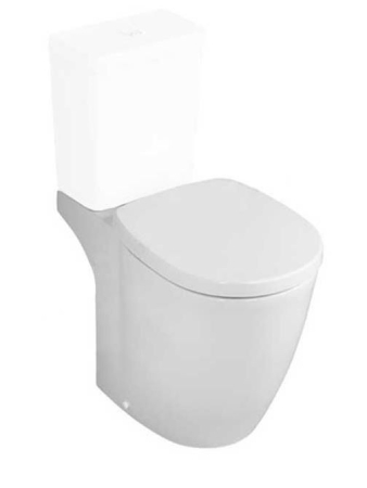 Vas WC Ideal Standard Connect E787101, montare pe podea, evacuare orizontala, pentru rezervor aparent, alb [3]