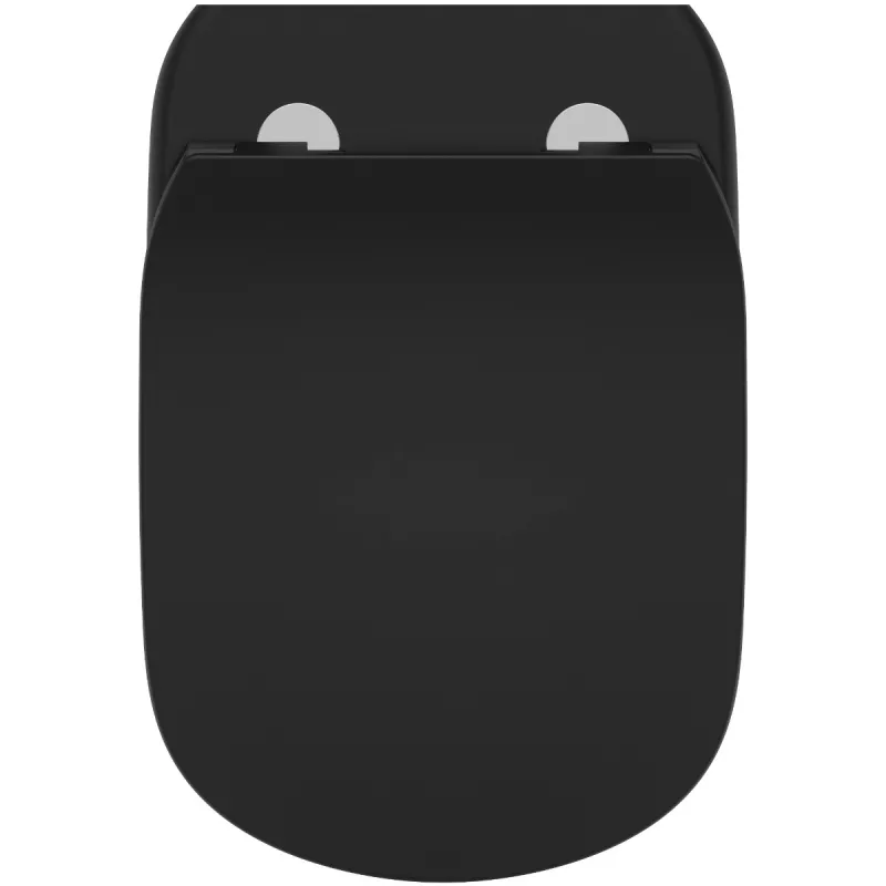 Vas WC Ideal Standard Tesi, suspendat, Rimless, iesire bideu, fara capac, mat, negru, T5588V3 [5]