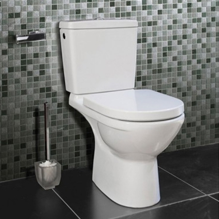 Vas WC monobloc stativ Villeroy & Boch, O.Novo, rotund, direct flush, alb alpin [3]