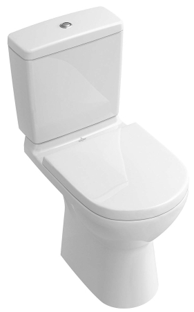 Baie - Vas WC monobloc stativ Villeroy & Boch, O.Novo, rotund, direct flush, alb alpin