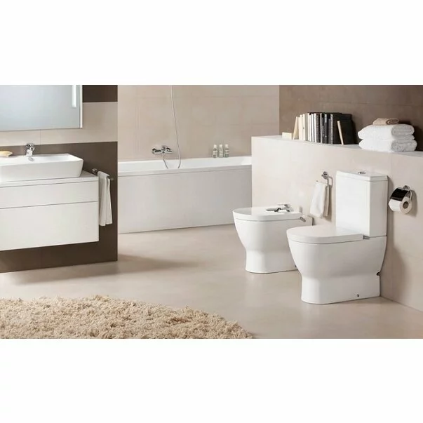 Vas WC pe pardoseala Gala Emma Rounded Rimless BTW alb lucios [2]