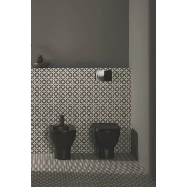 Vas wc pe pardoseala Ideal Standard Tesi AquaBlade back-to-wall negru mat [2]