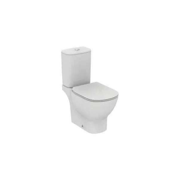 Vase WC - Vas wc pe pardoseala Ideal Standard Tesi Aquablade cu evacuare orizontala alb mat