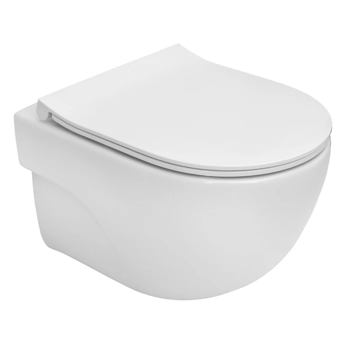 Vas WC Roca A346244000, Meridian, montaj suspendat, tip clatire jet de apa, tip evacuare orizontala, alb [3]
