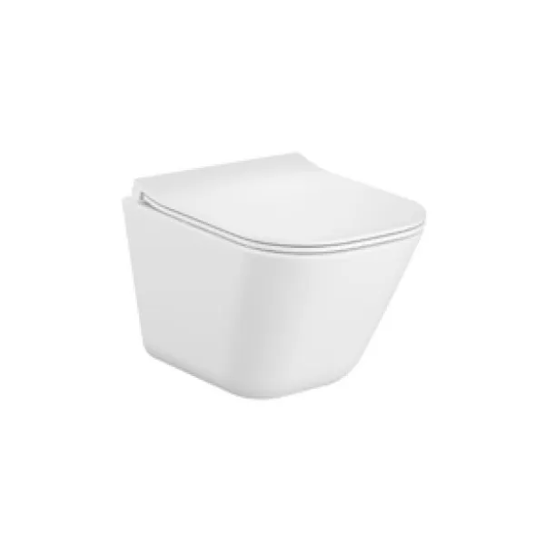 Toalete - Vas WC Roca A34647A000, 347 mm, 480 mm, 350 mm, 1 functii speciale, suprafata antiaderent, suspendat, Alb